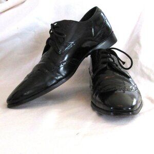 Oliver Sweeney Black Foster Oxfords Size 8 Leather Wing Tips